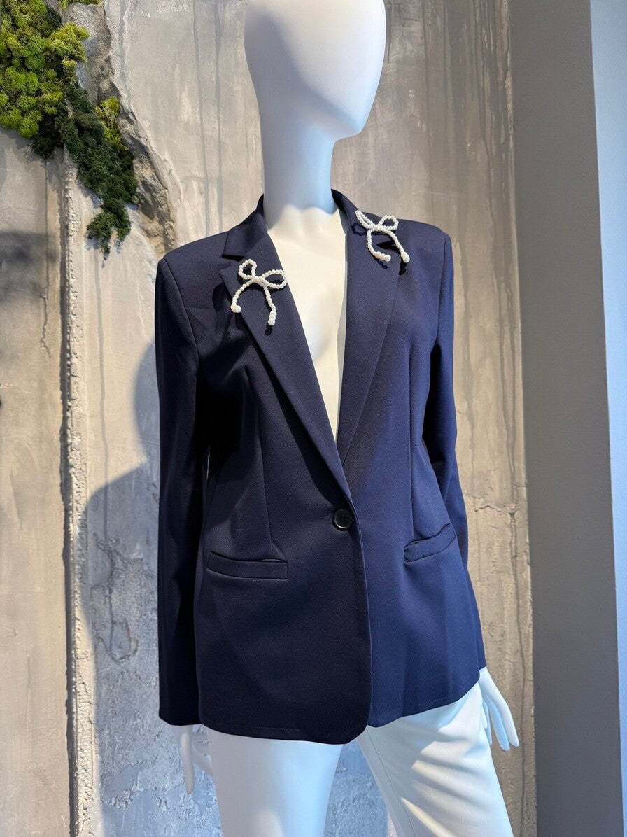 CLARA JACKET NAVY BLUE - Vesta Donna