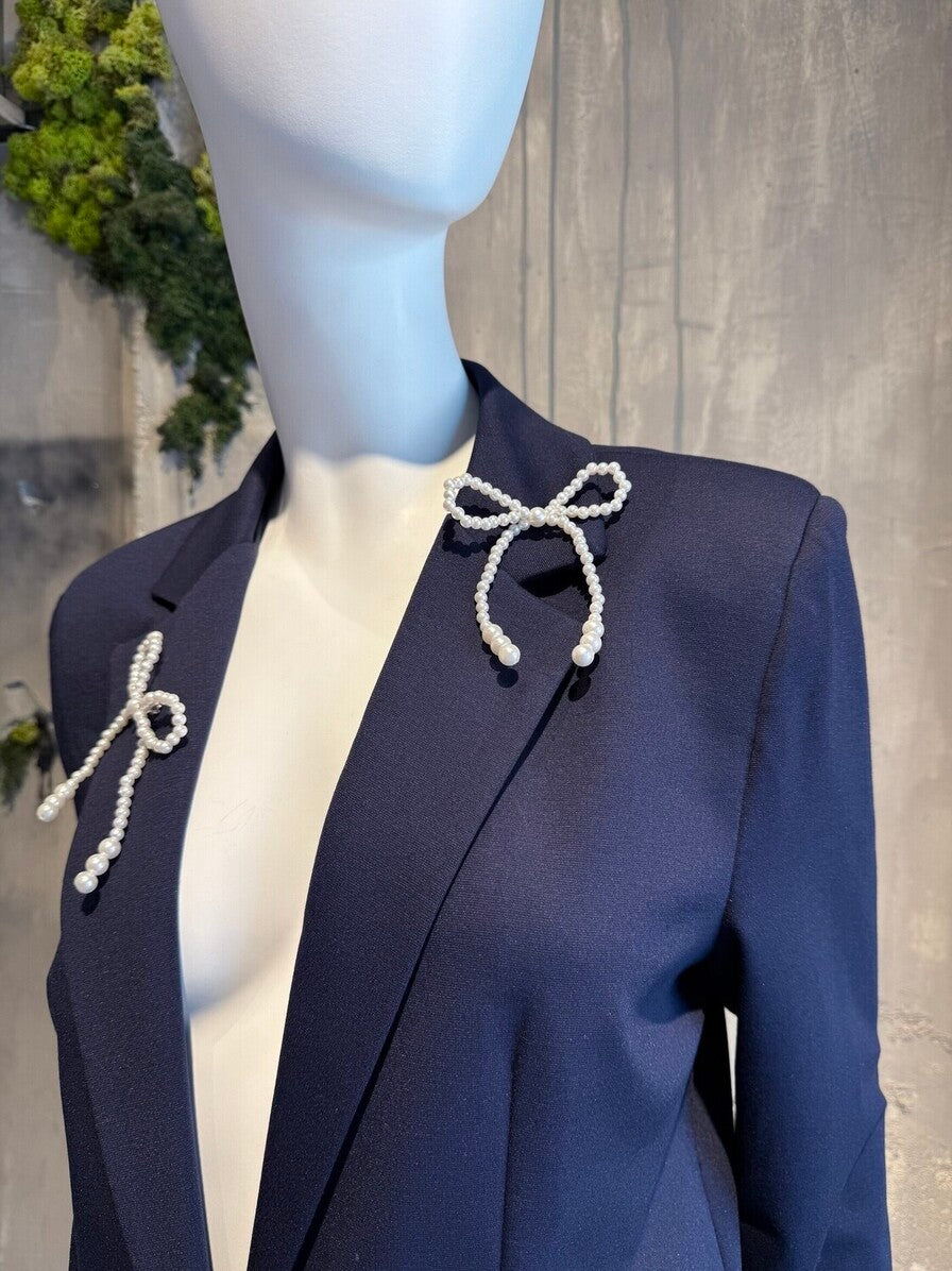 CLARA JACKET NAVY BLUE - Vesta Donna