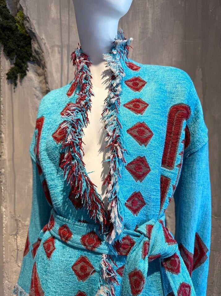 ELEA JACKET TURQUOISE - Vesta Donna