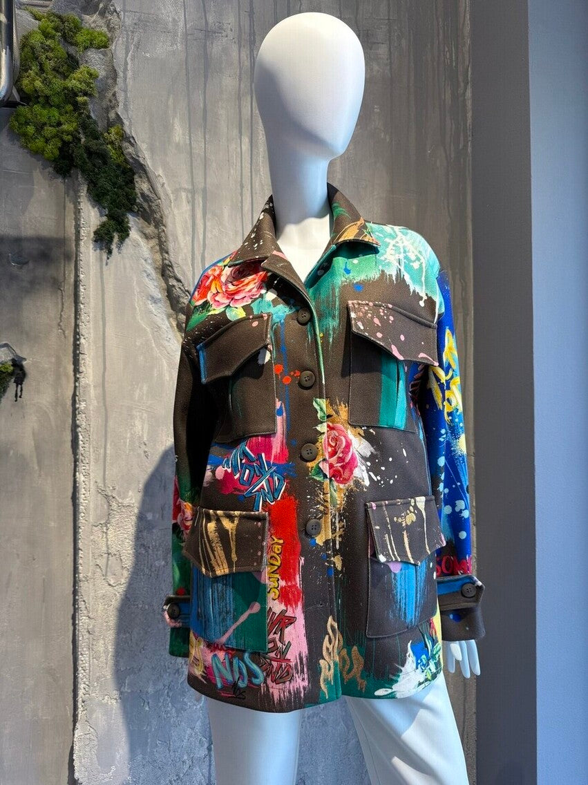 ADIRA JACKET KHAKI - Vesta Donna