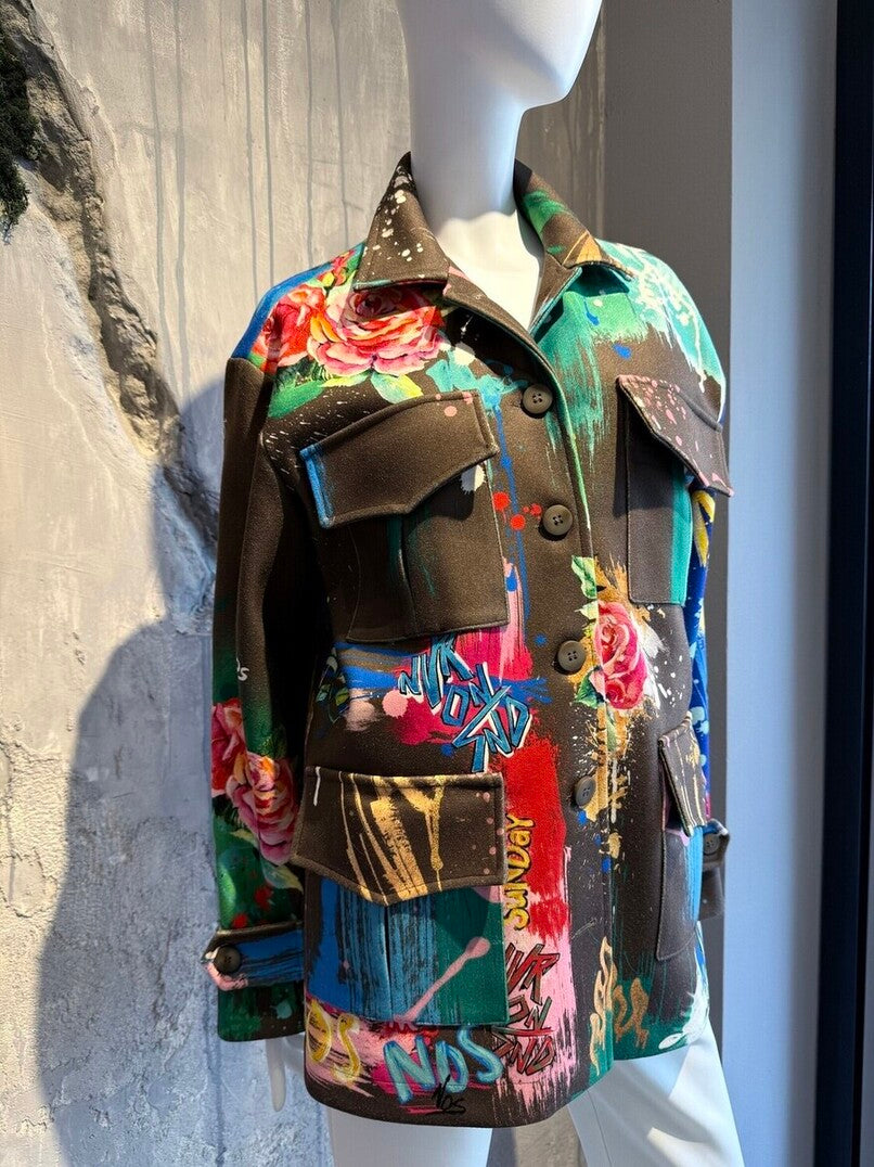 ADIRA JACKET KHAKI - Vesta Donna