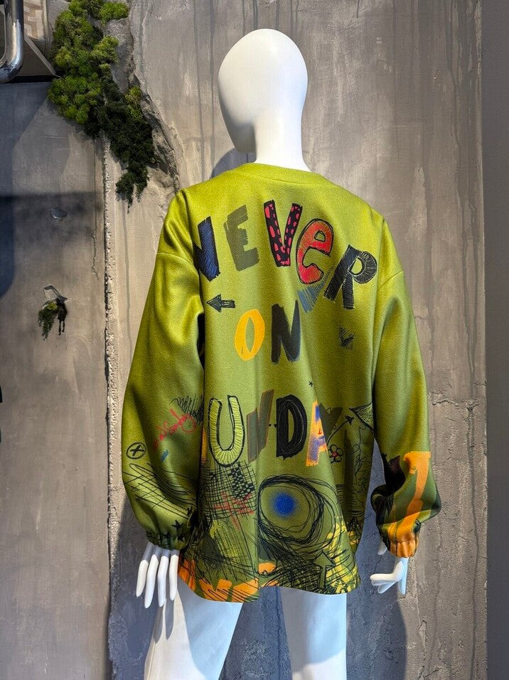 LUNA JACKET OLIVE - Vesta Donna