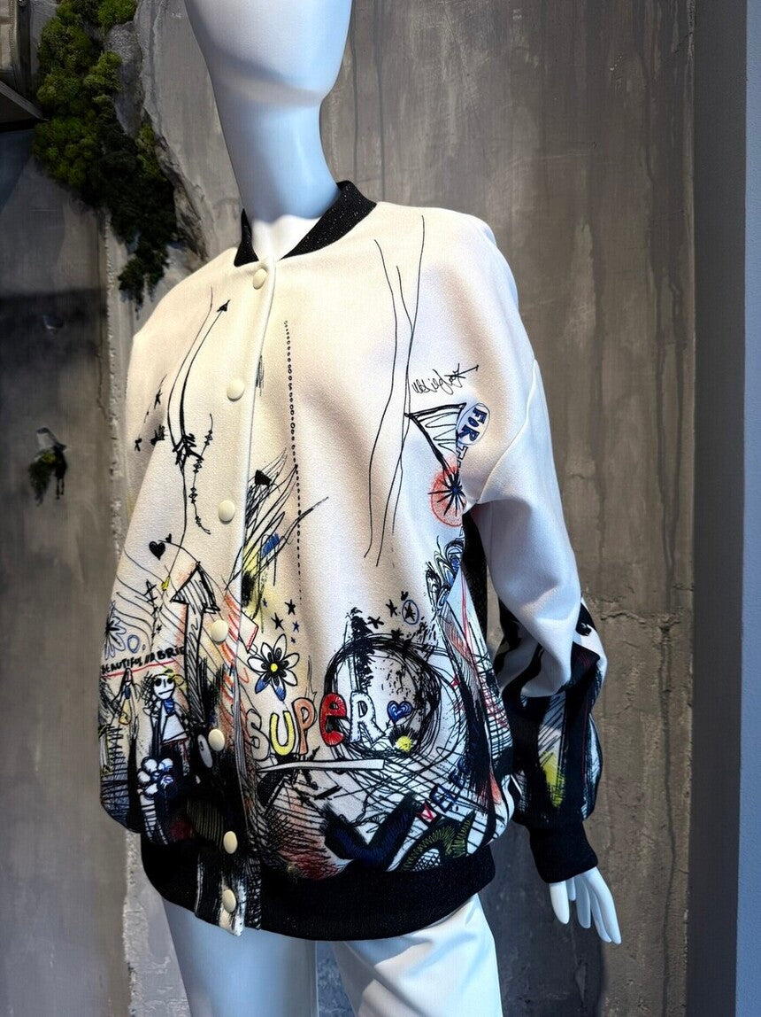 RUTH JACKET ECRU - Vesta Donna