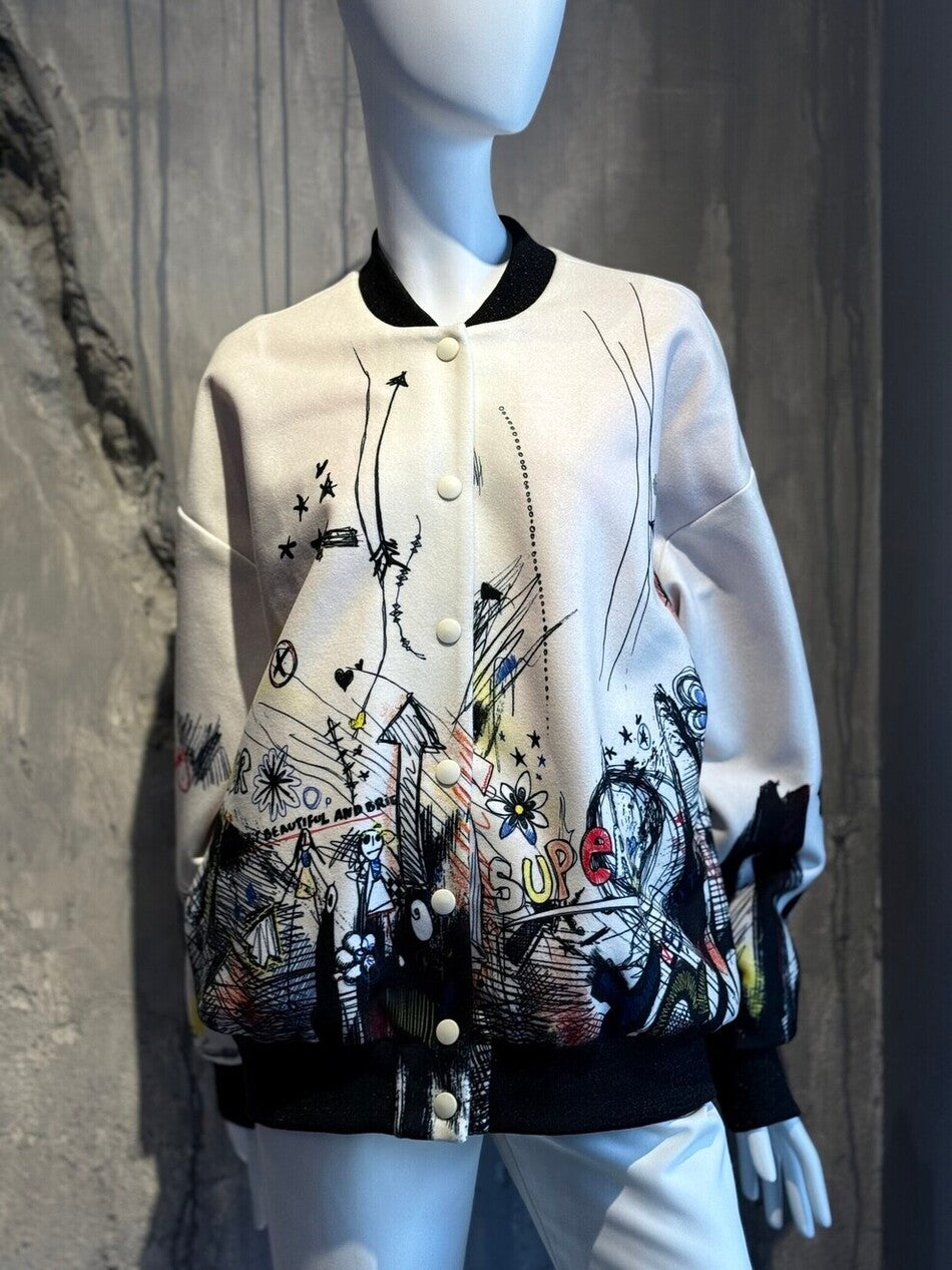 RUTH JACKET ECRU - Vesta Donna