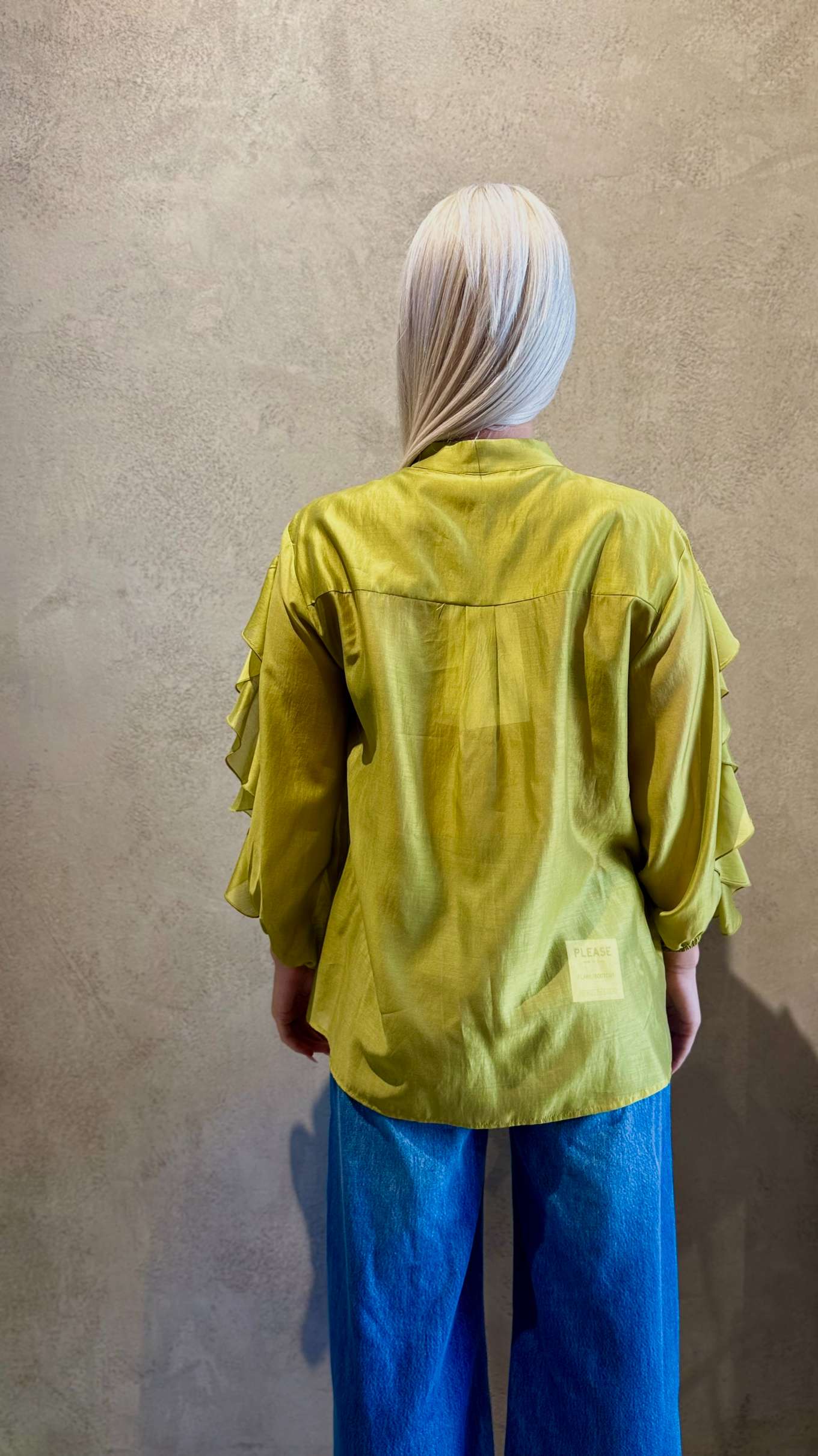 OCEAN MIRAGE SHIRT LIME