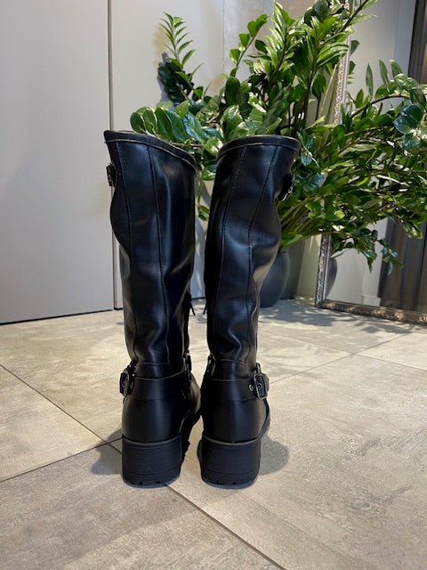 Italians NERO BIKER  BOOTS - Vesta Donna