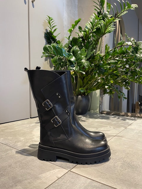 Italians CHOKER BIKER  BOOTS - Vesta Donna