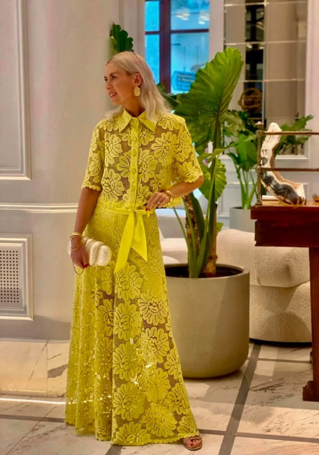 LACE SET YELLOW - Vesta Donna