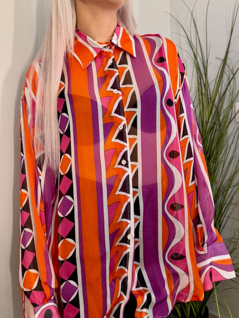 DELILAH SHIRT FUCHSIA - Vesta Donna