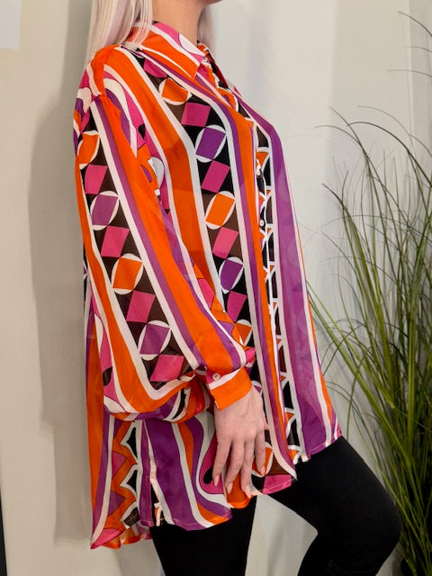 DELILAH SHIRT FUCHSIA - Vesta Donna