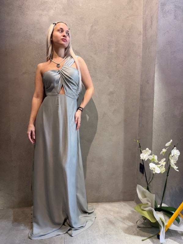 INGA DRESS SILVER - Vesta Donna