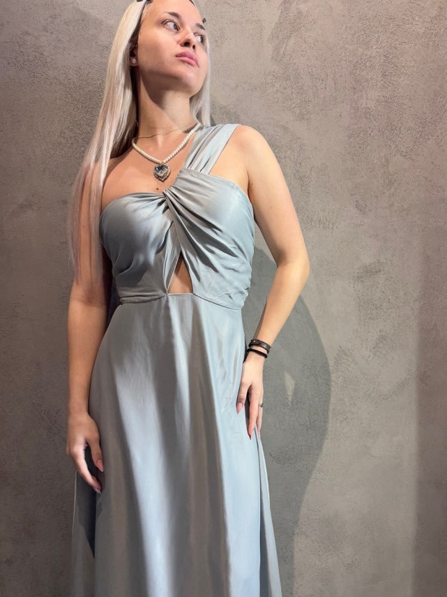 INGA DRESS SILVER - Vesta Donna
