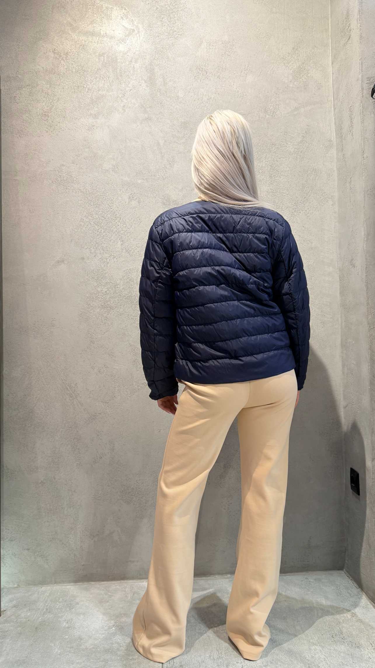 CARIN JACKET DARK BLUE - Vesta Donna