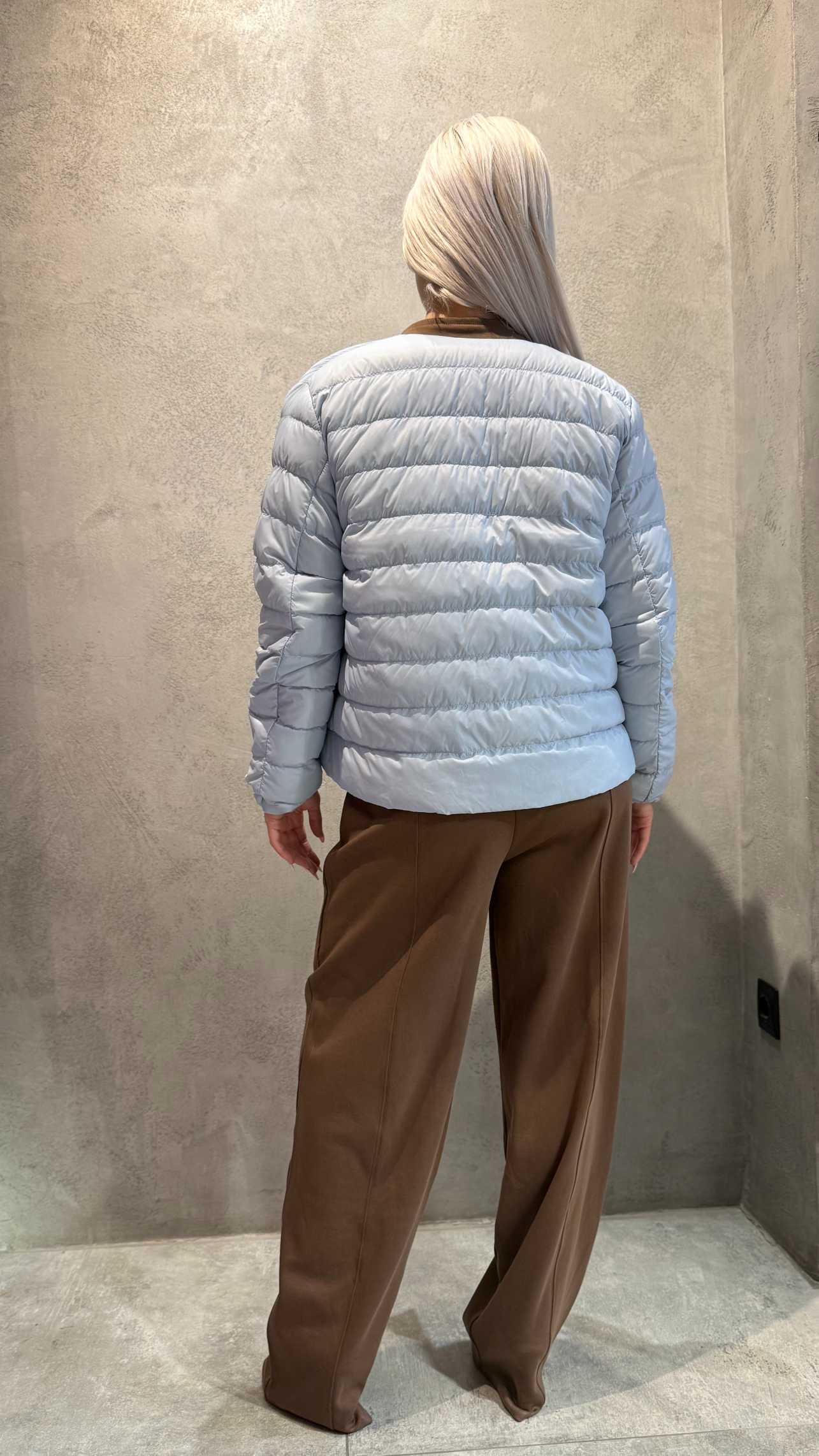 CARIN JACKET LIGHT BLUE - Vesta Donna