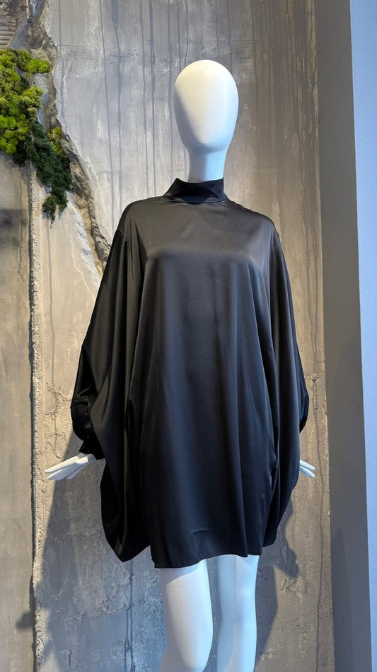 JUDY SHORT DRESS BLACK - Vesta Donna