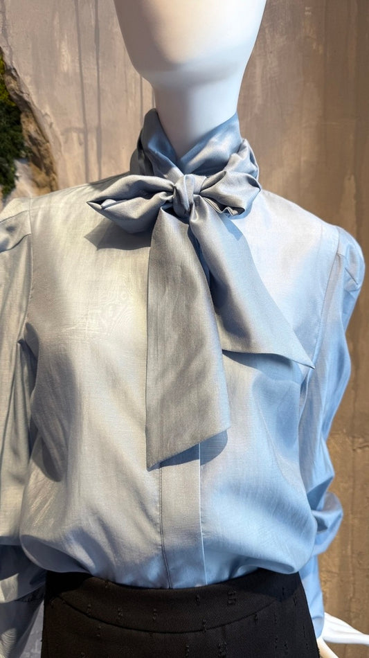 ZENIA SHIRT LIGHT BLUE - Vesta Donna