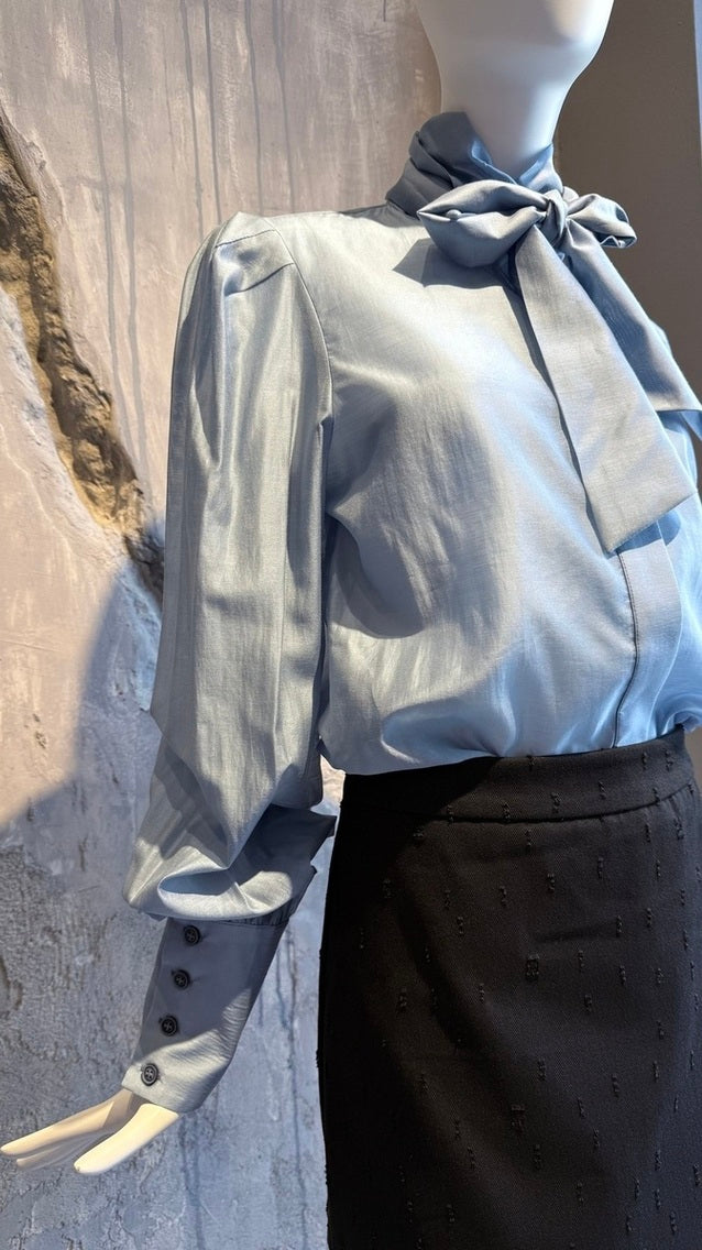 ZENIA SHIRT LIGHT BLUE - Vesta Donna