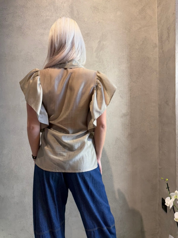 VERONICA SHIRT STONE - Vesta Donna