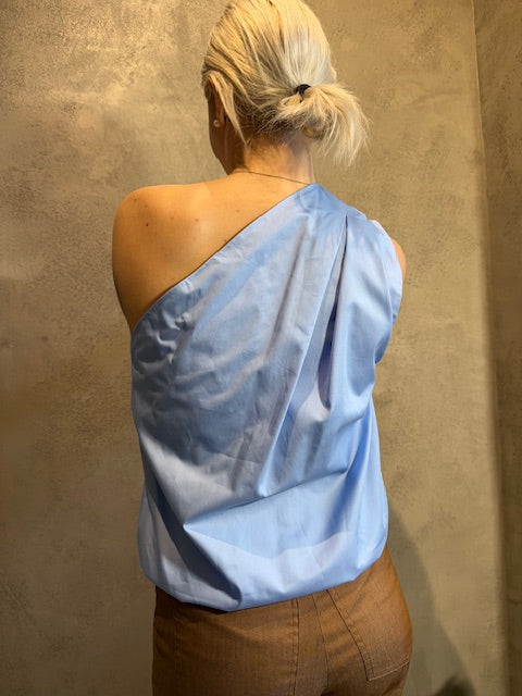 KRISSY TOP LIGHT BLUE - Vesta Donna