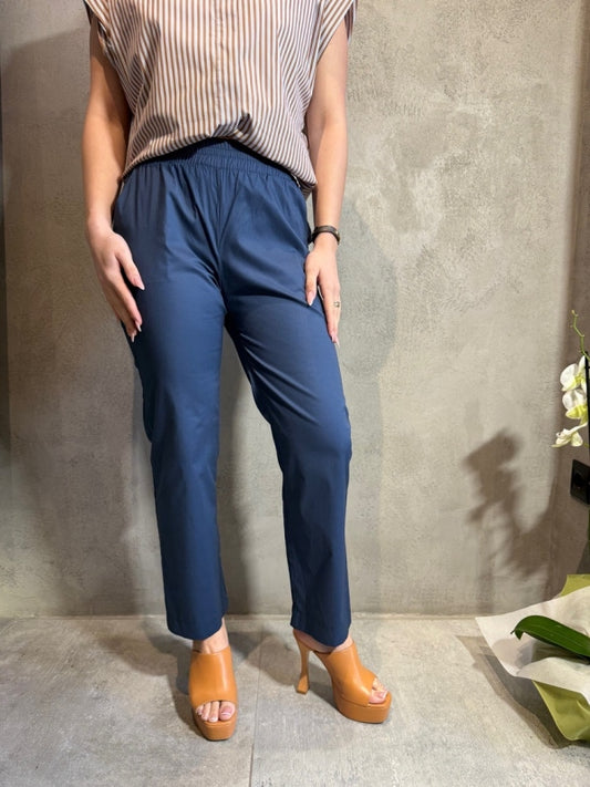 MERIE PANTS NAVY BLUE - Vesta Donna