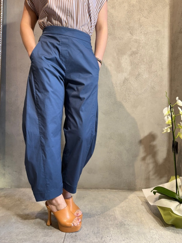 MERRIE PANTS NAVY BLUE - Vesta Donna