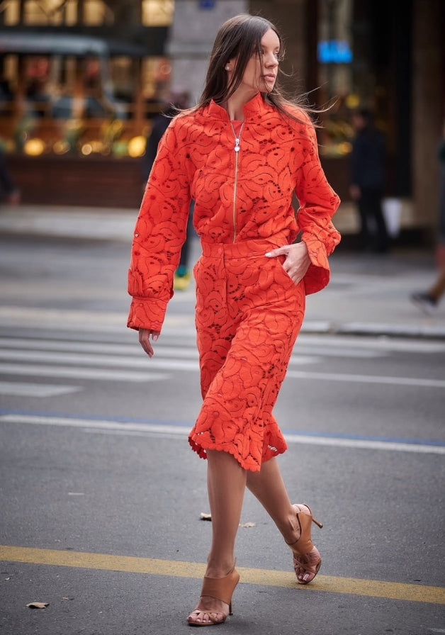 FLORA SET CORAL - Vesta Donna