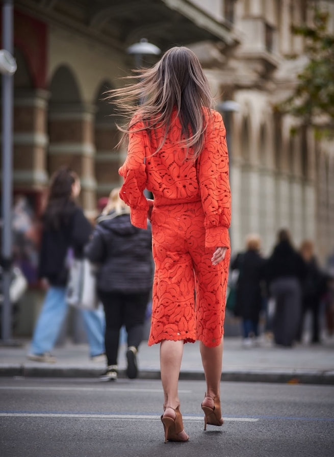 FLORA SET CORAL - Vesta Donna