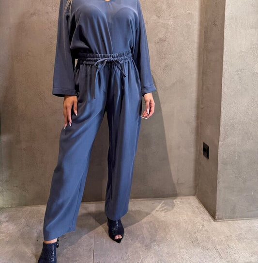 TRUDY PANTS BLUE - Vesta Donna