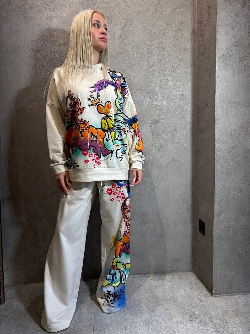 BEATRICE SET ECRU - Vesta Donna