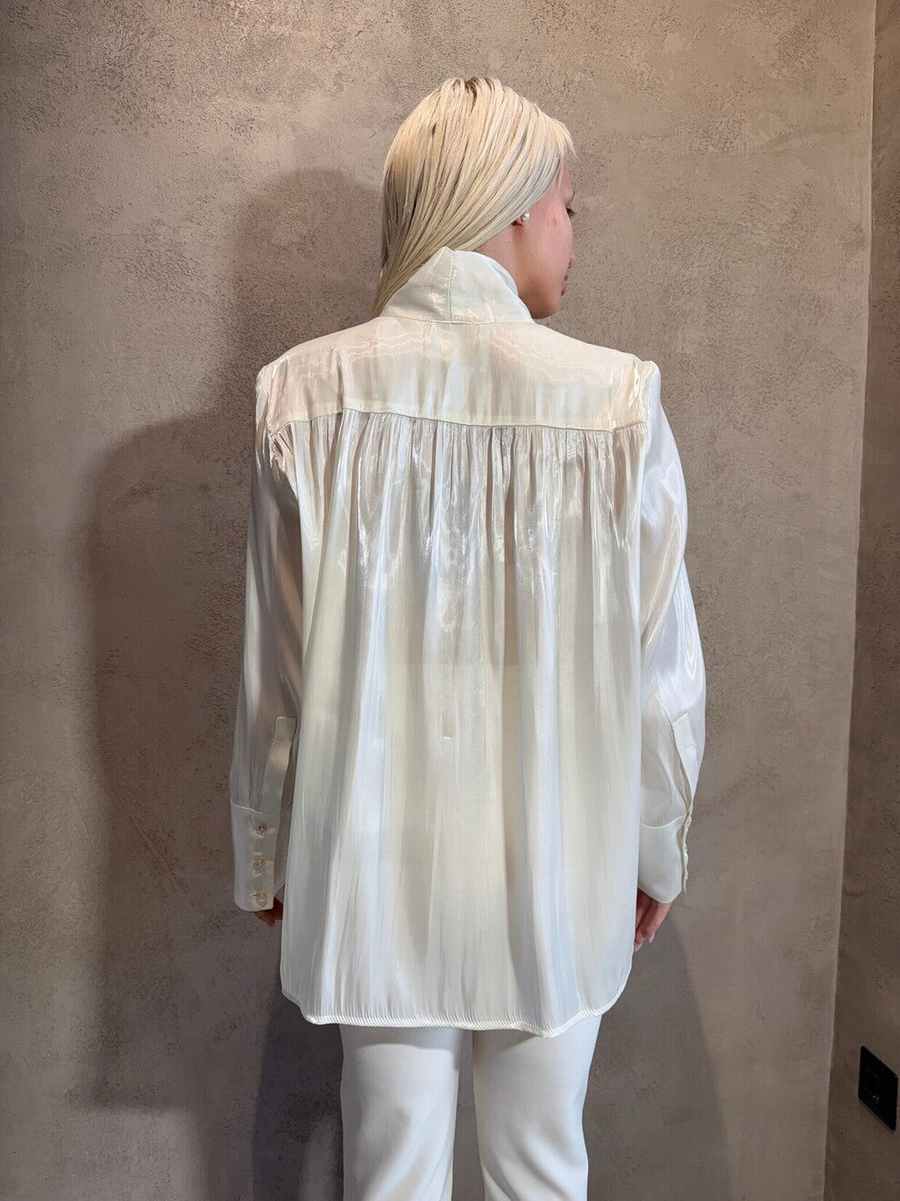 BRIGHT SHIRT ECRU - Vesta Donna