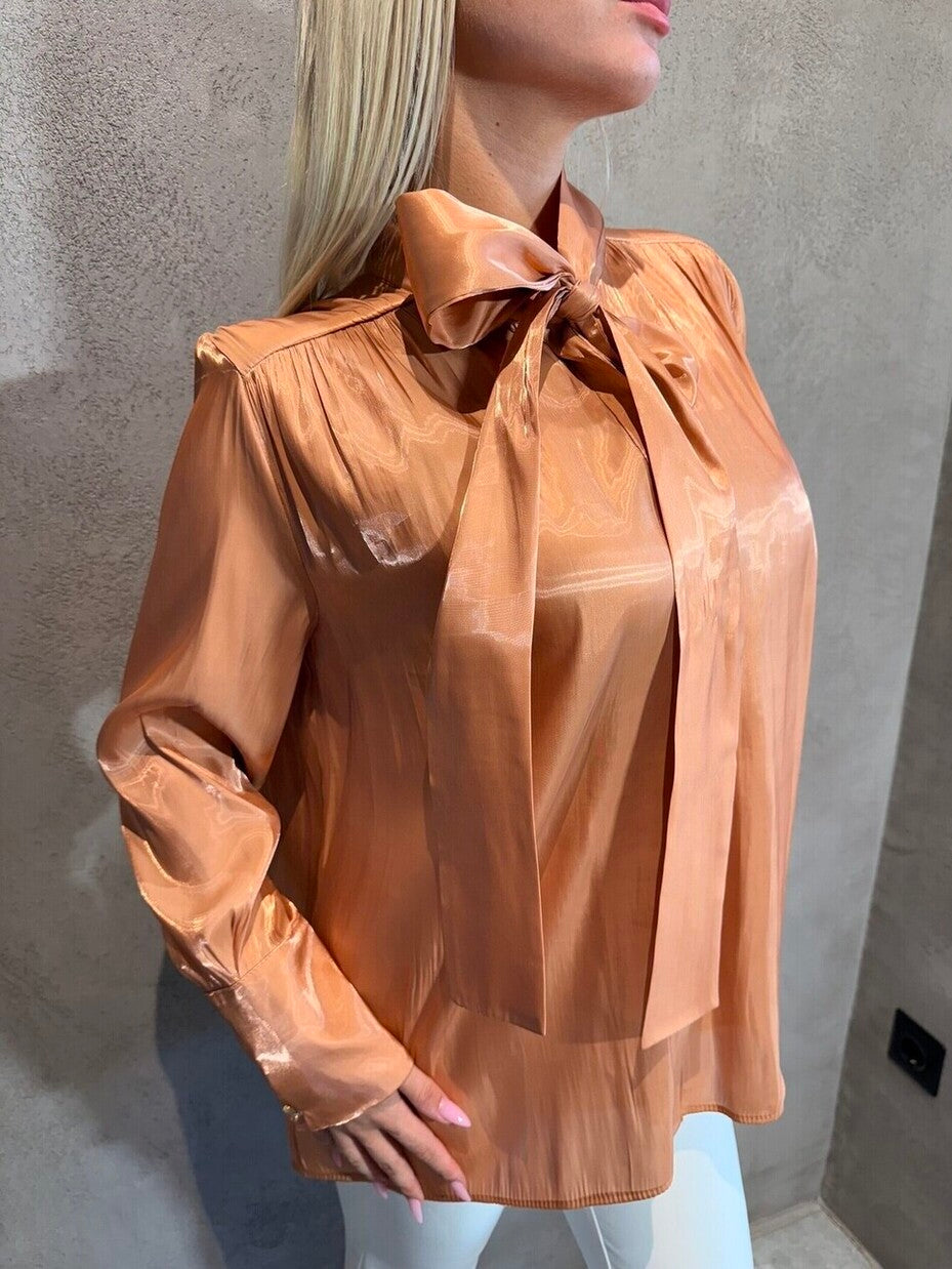 BRIGHT SHIRT NUDE - Vesta Donna