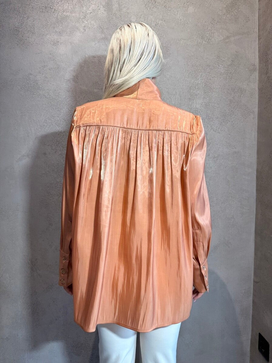 BRIGHT SHIRT NUDE - Vesta Donna