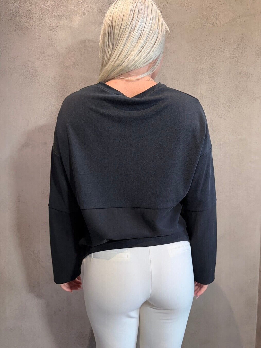 DENNY TOP BLACK - Vesta Donna