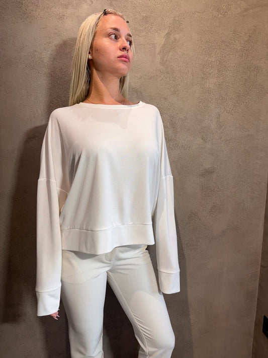 MARY TOP ECRU - Vesta Donna