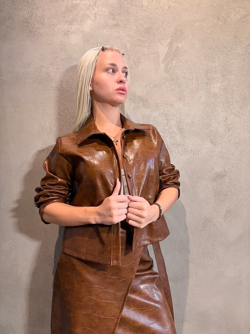 REESE JACKET TABAC - Vesta Donna