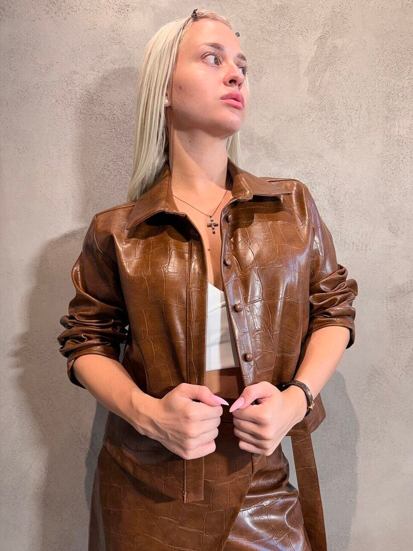 REESE JACKET TABAC - Vesta Donna