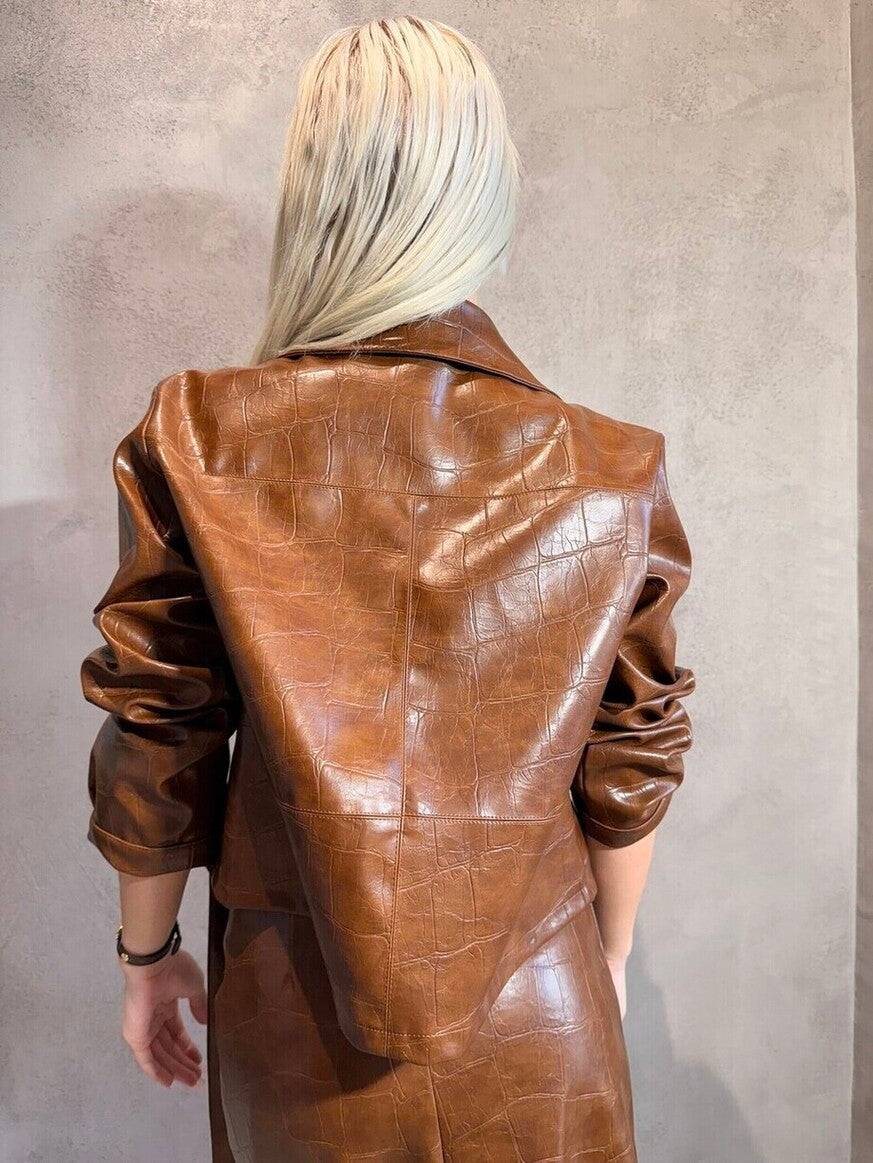 REESE JACKET TABAC - Vesta Donna