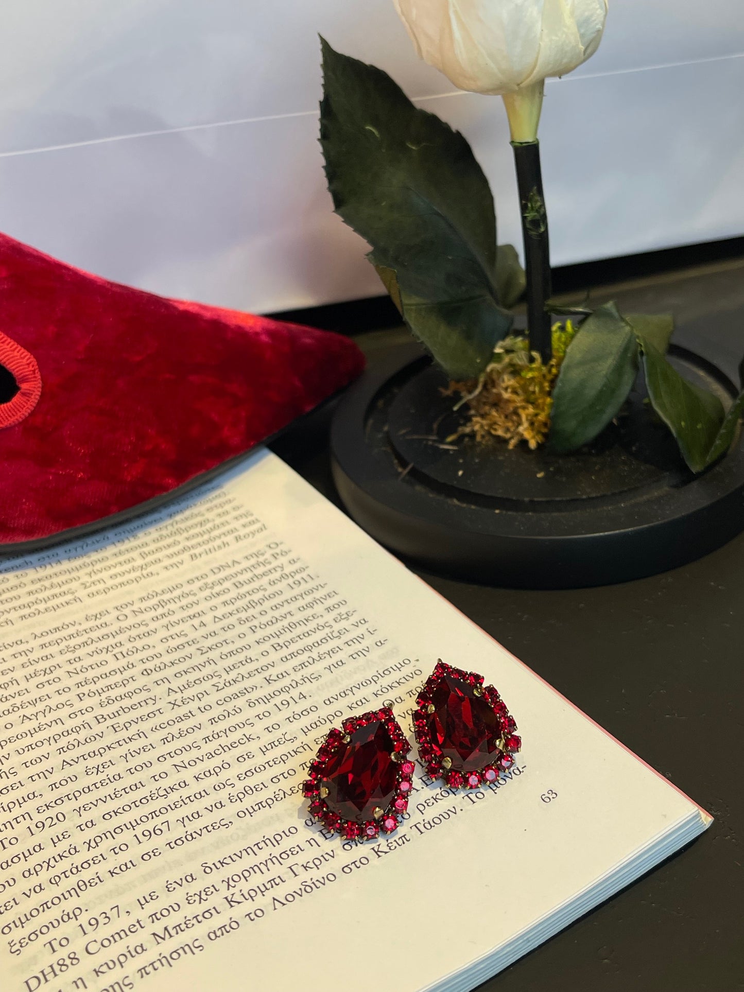 Vesta Donna  ΣΚΟΥΛΑΡΙΚΙΑ ΔΑΚΡΥ ΚΟΚΚΙΝΑ - Vesta Donna