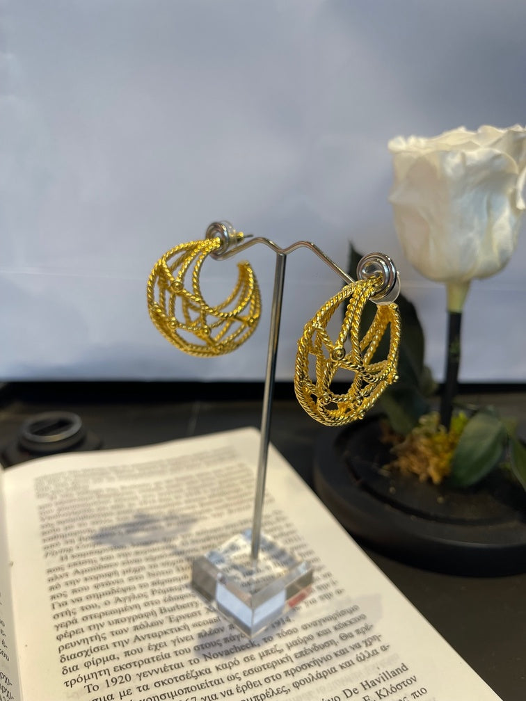 Vesta Donna  ΣΚΟΥΛΑΡΙΚΙΑ ΧΡΥΣΟ ΠΛΕΓΜΑ - Vesta Donna