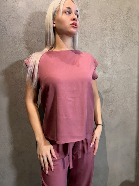 BRIANNA SET DUSTY PINK - Vesta Donna