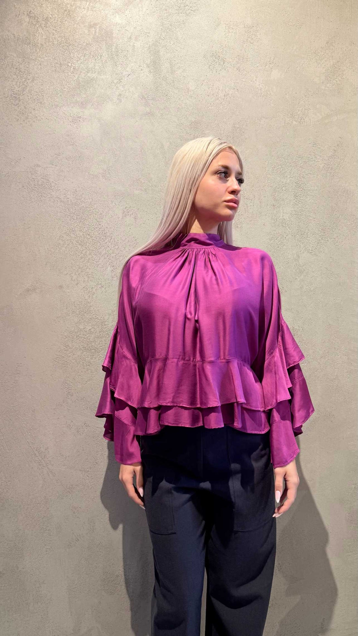 NALA TOP PURPLE - Vesta Donna
