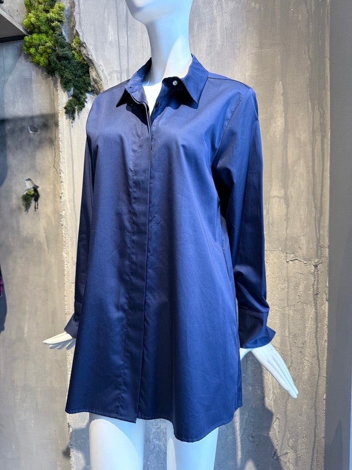 ESTER SHIRT BLUE - Vesta Donna