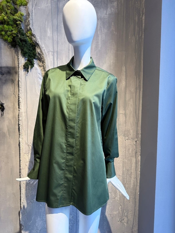 MELINDA SHIRT KHAKI - Vesta Donna