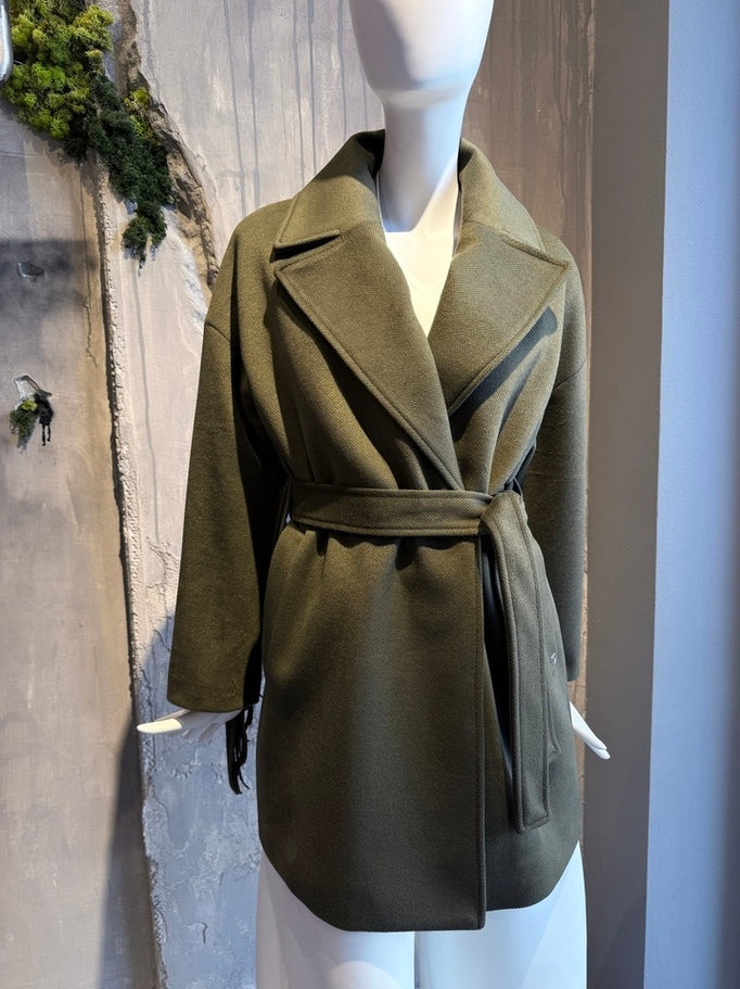 MONIA COAT KHAKI - Vesta Donna