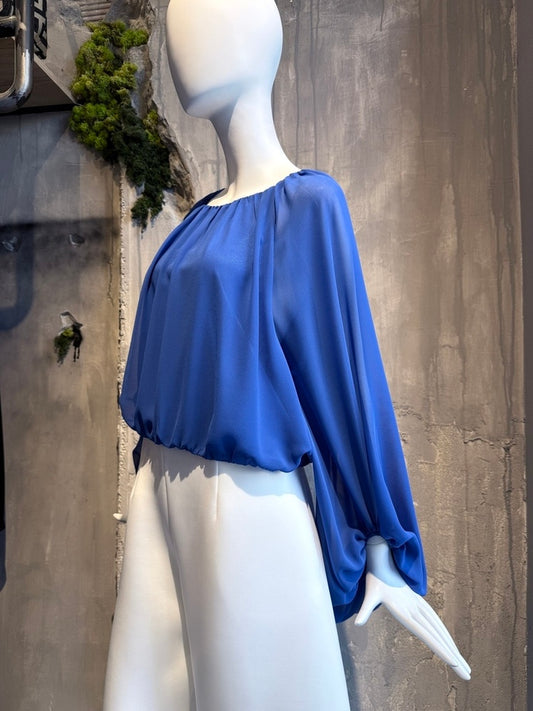 JASMINE TOP BLUE - Vesta Donna