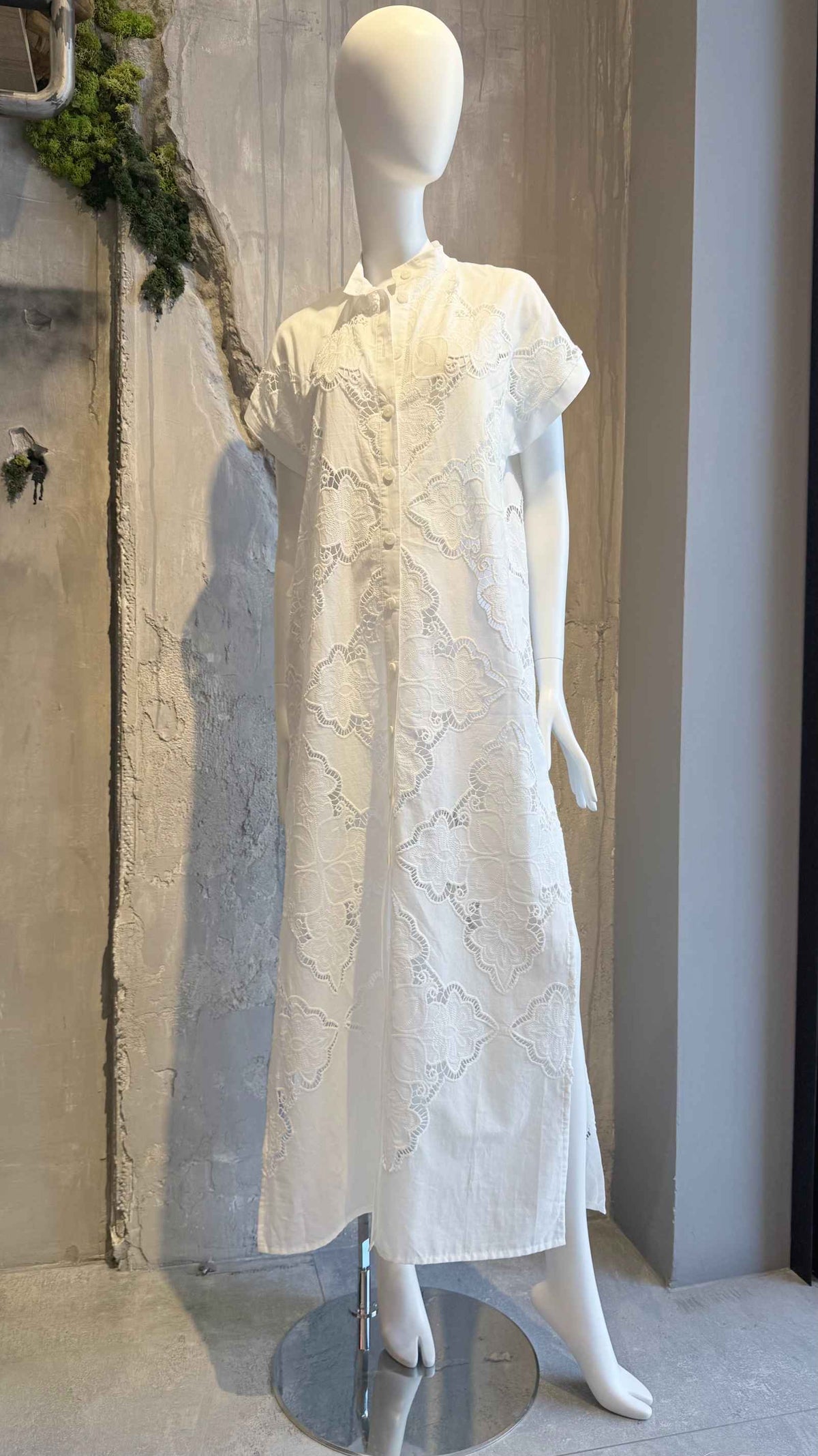ELECTRA DRESS WHITE - Vesta Donna
