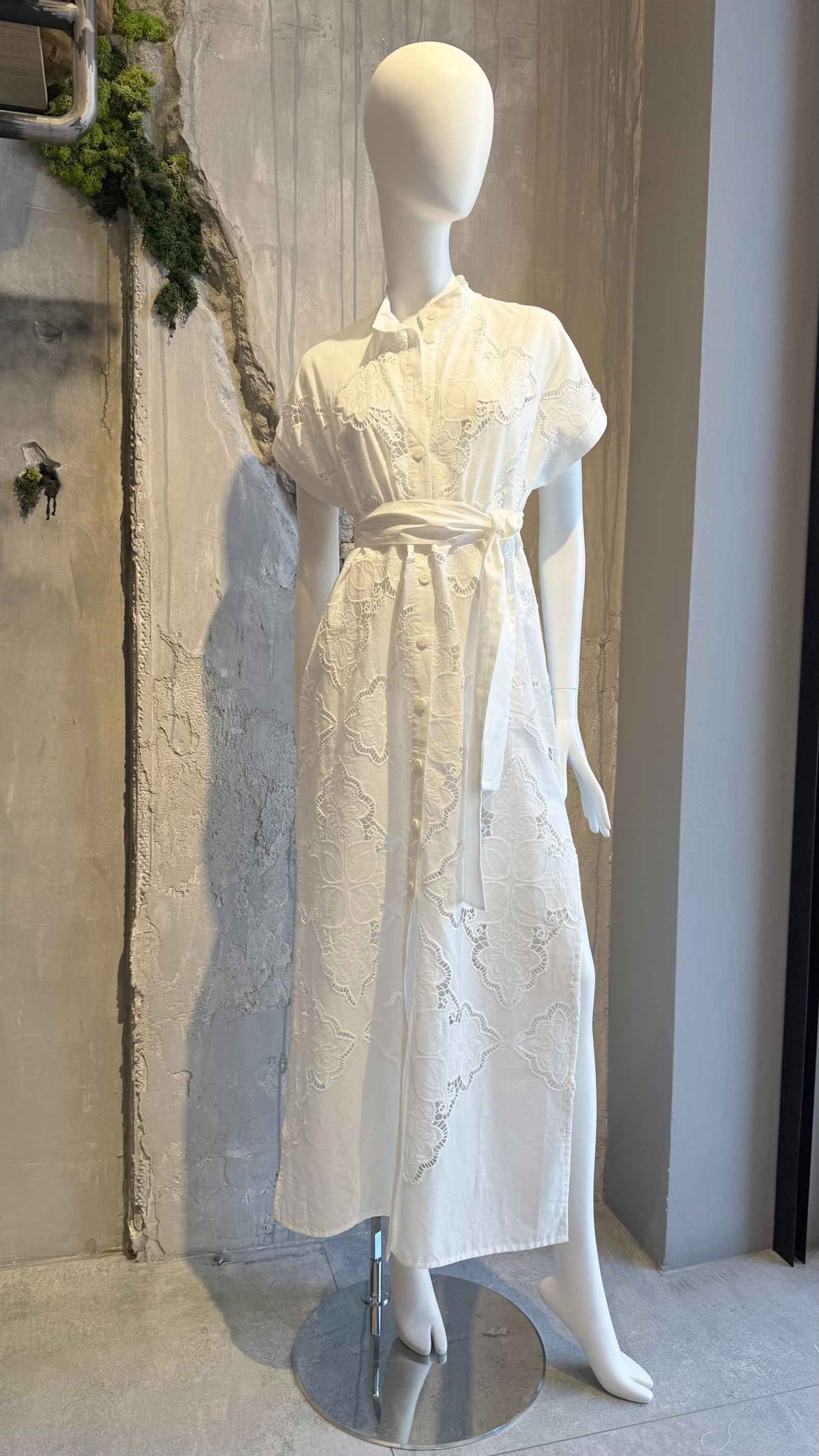 ELECTRA DRESS WHITE - Vesta Donna
