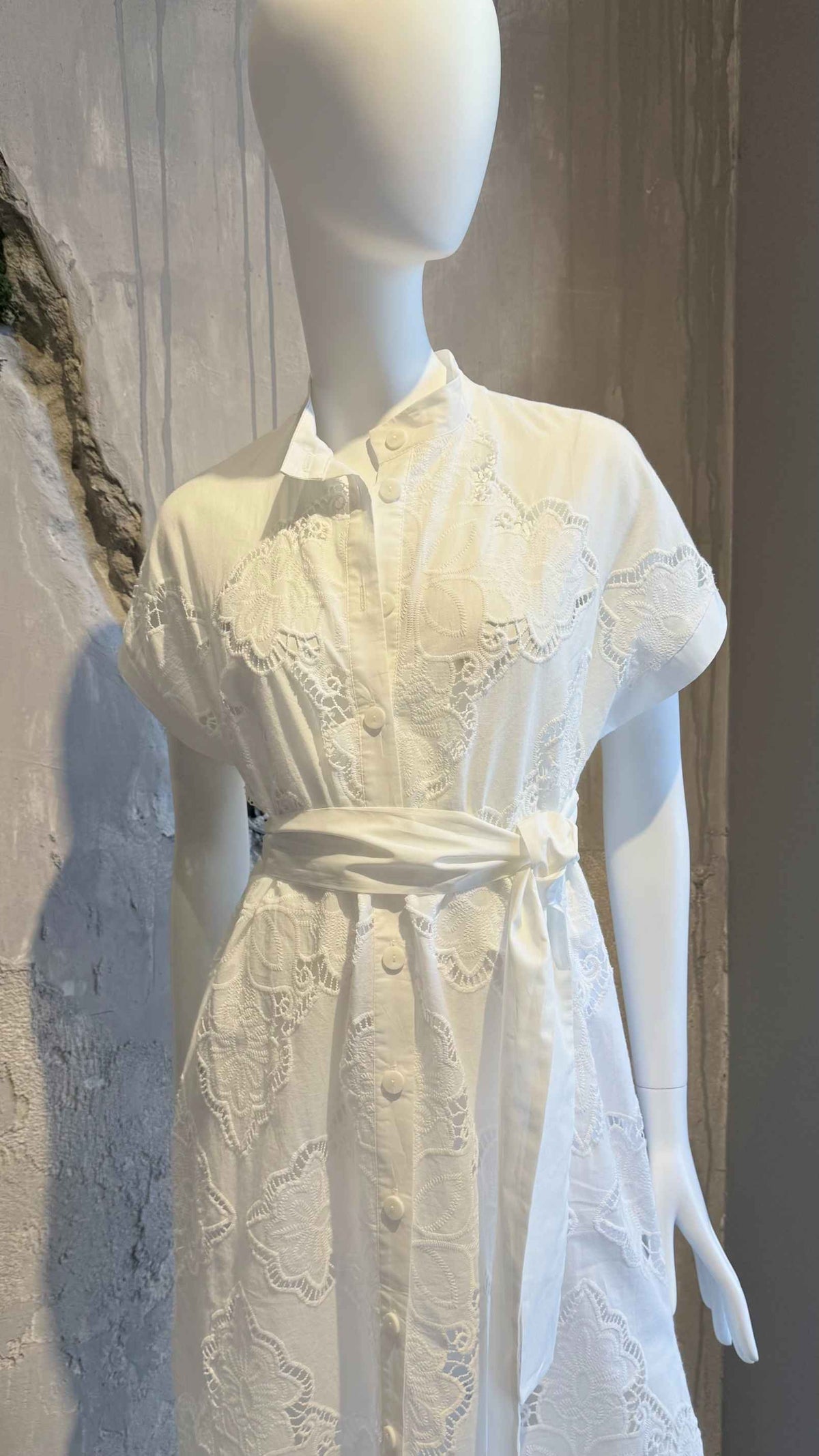 ELECTRA DRESS WHITE - Vesta Donna