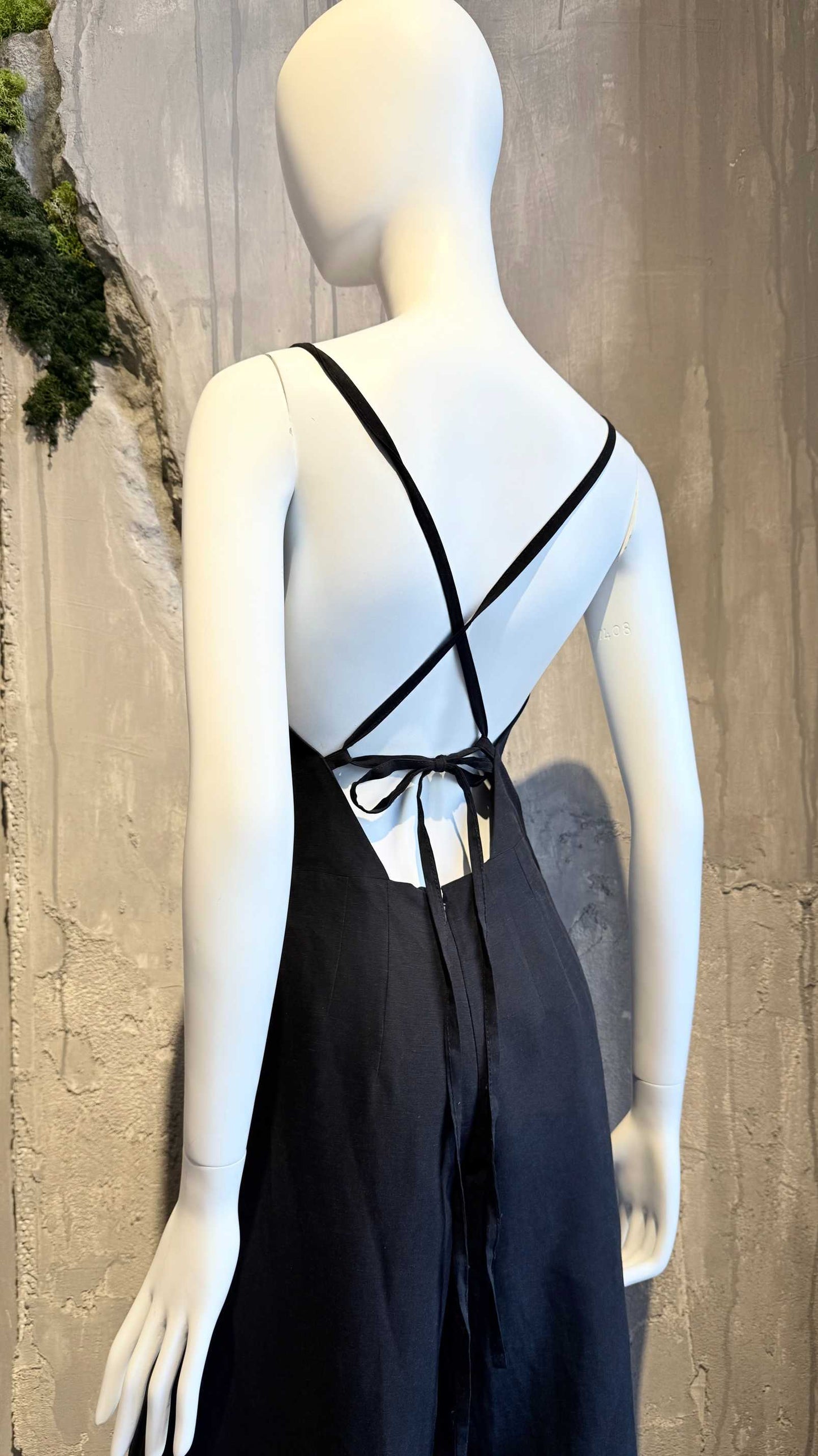 ISABELLA JUMPSUIT BLACK - Vesta Donna