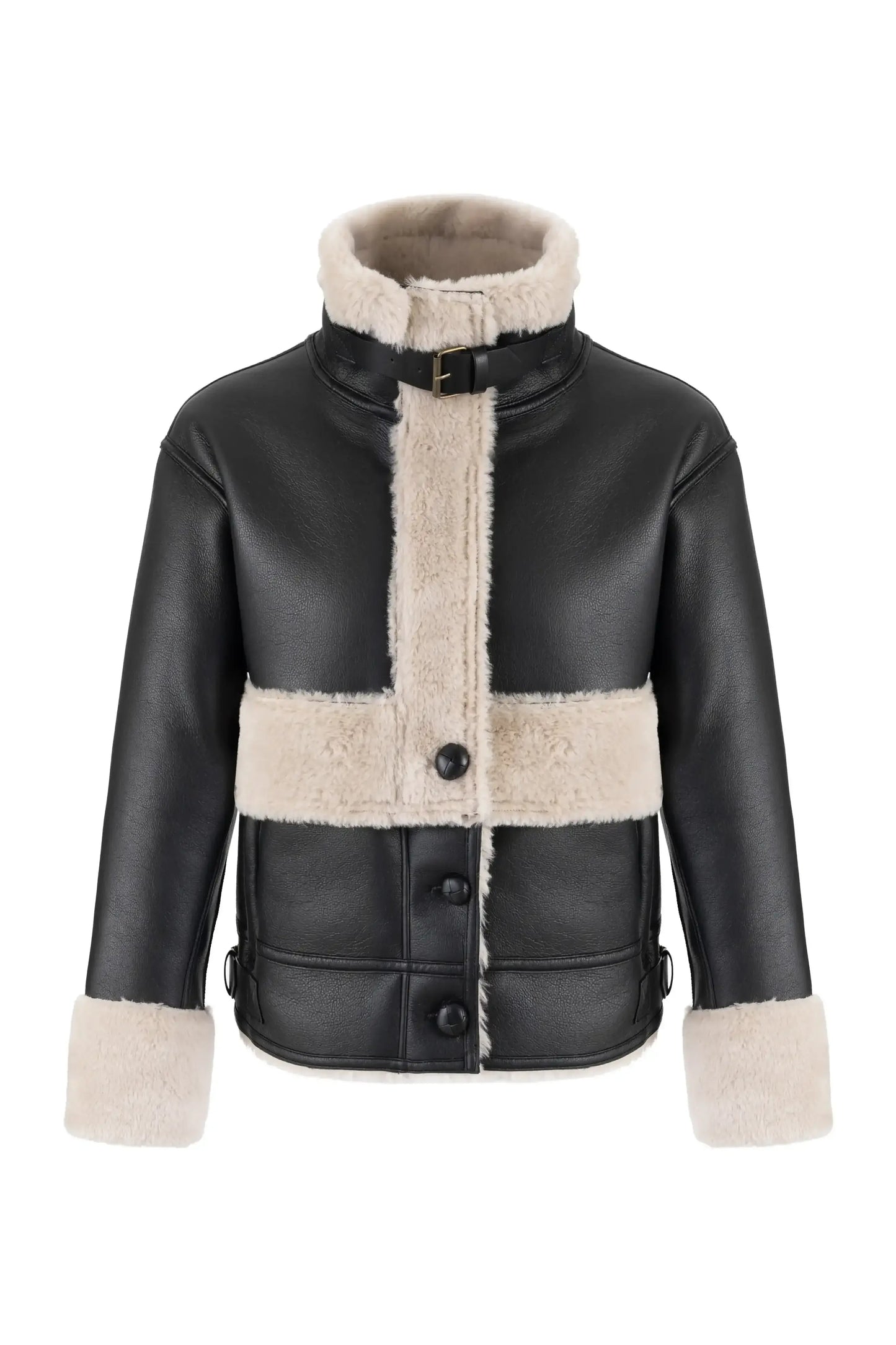SINTHIA AVIATOR JACKET BLACK